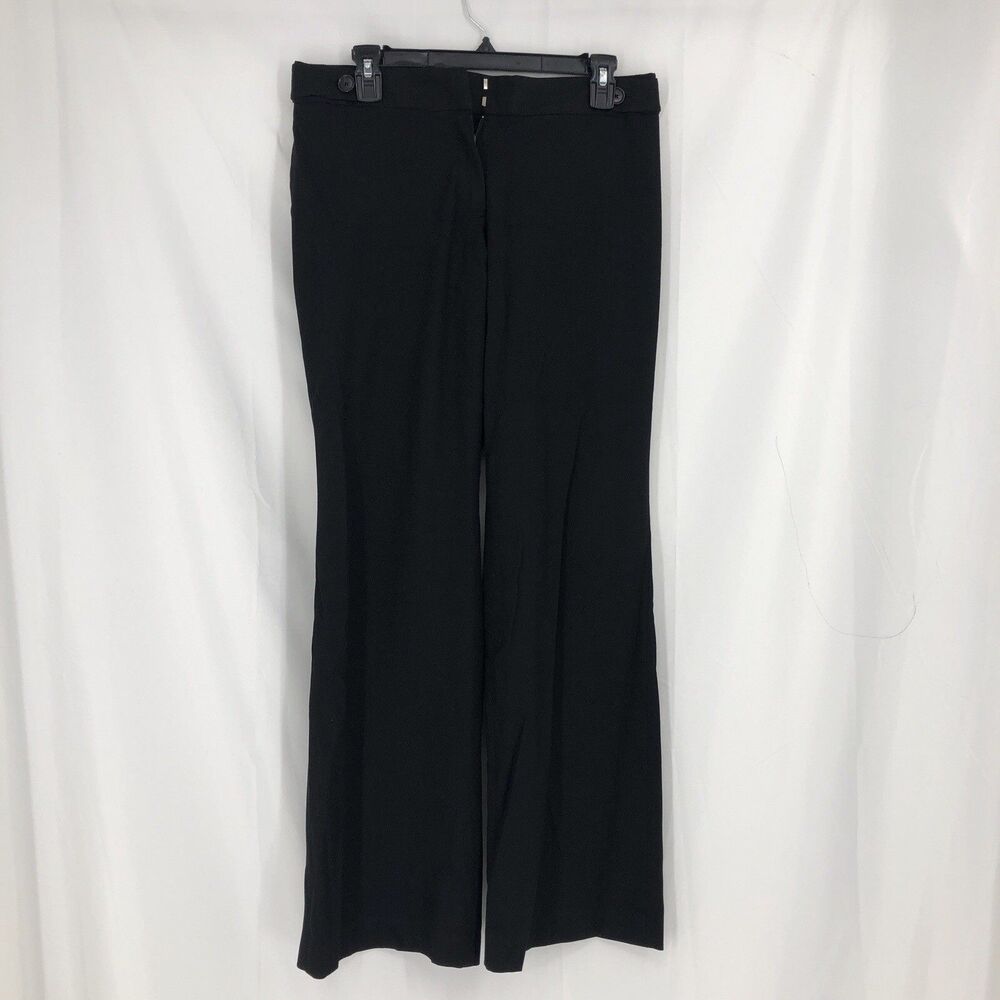 Loft Black Julie Fit Trouser Pants Size 4 Casual Office Work Basic